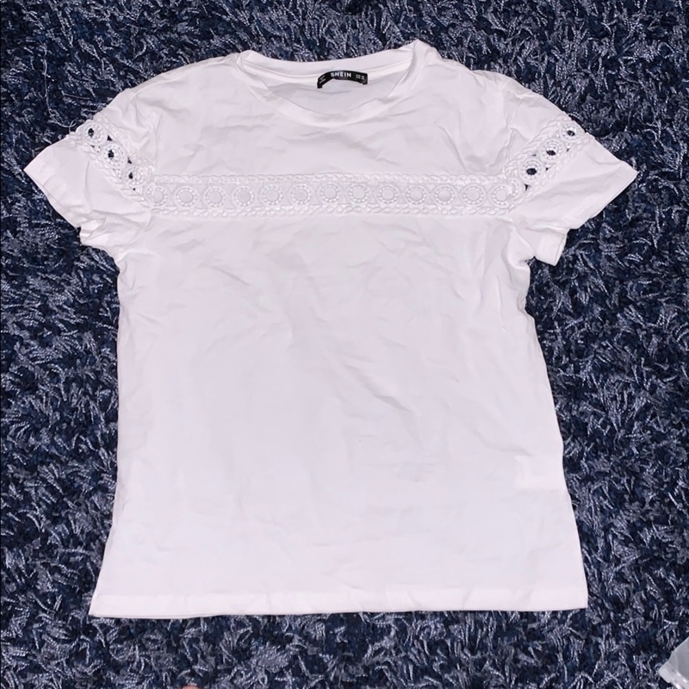 White shirt with cutout detail BRAND NEW